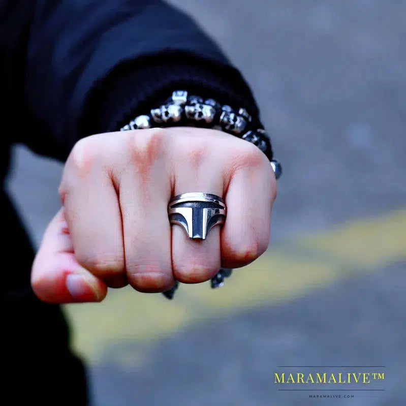 Stainless Steel Movie Product Personality Men Ring Punk Rock Cool Man High Quality Jewelry