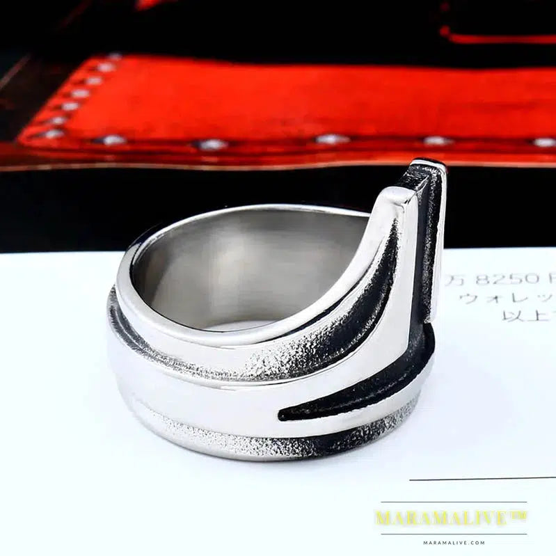 Stainless Steel Movie Product Personality Men Ring Punk Rock Cool Man High Quality Jewelry