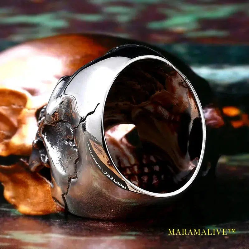 Stainless Steel ring biker Ring Cool Punk Man's Skull Ring Stainless Steel special fashion jewelry