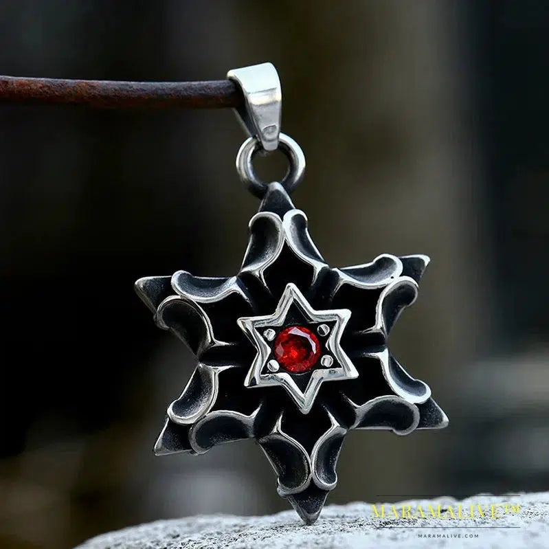 Star Of David Quality Pendant Fashion Chain Unisex Jewelry