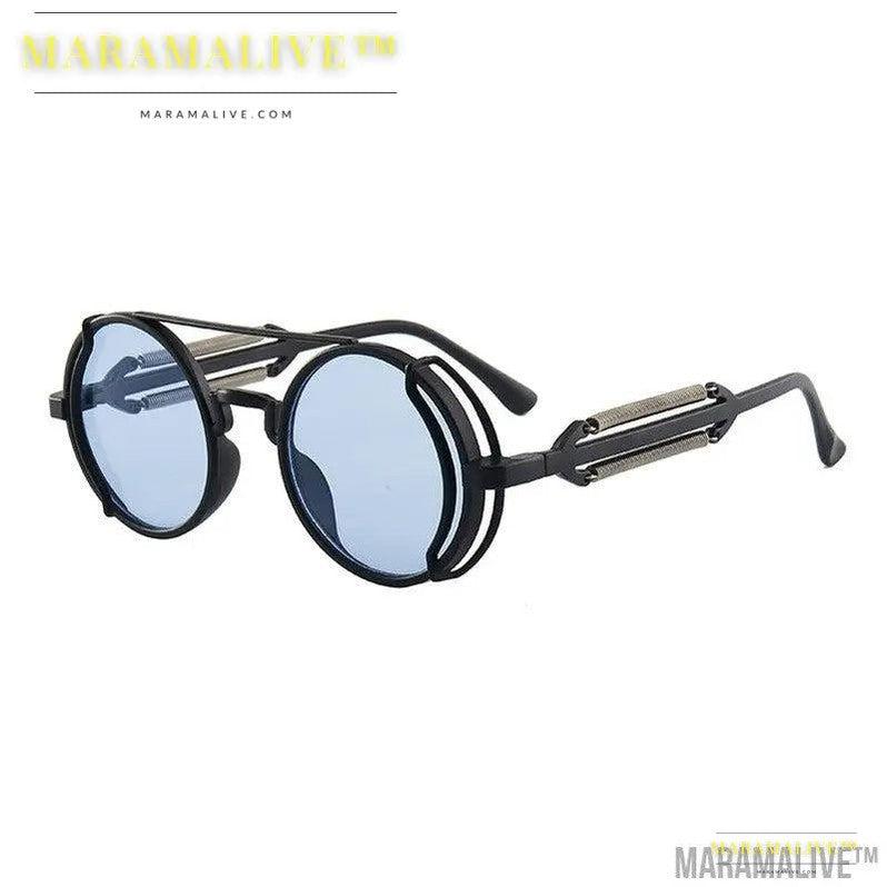 Steampunk Double Spring Leg Sunglasses