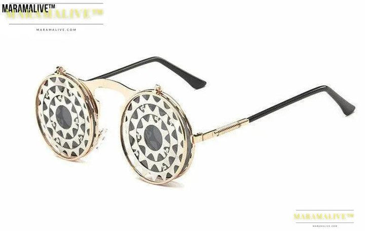 Steampunk Flip Sunglasses