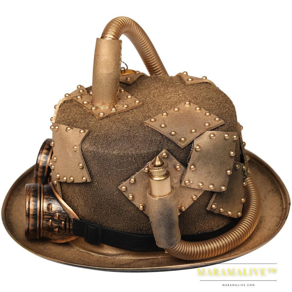 Steampunk Gothic Compass Hat Goggles