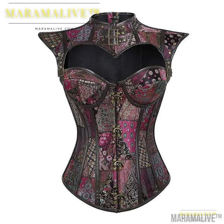 Steampunk Gothic Dark Knight Halloween Shapewear.