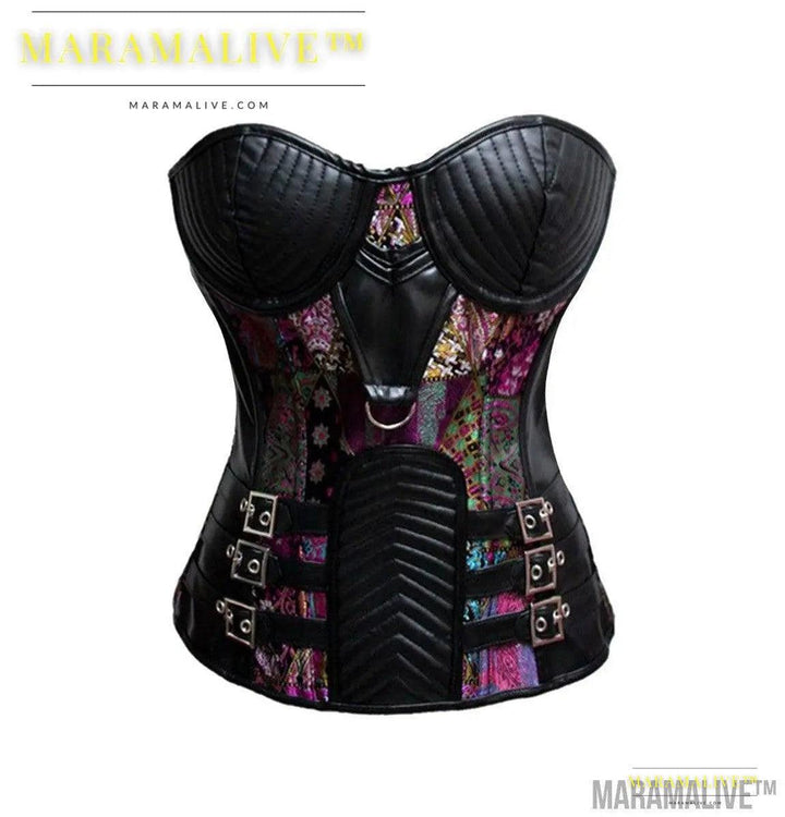 Steampunk Knight Leather Corset