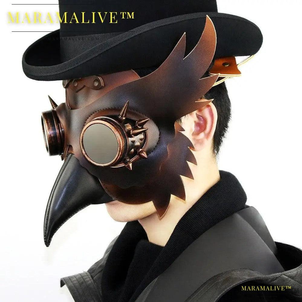 Steampunk Medieval Plague Beak Mask