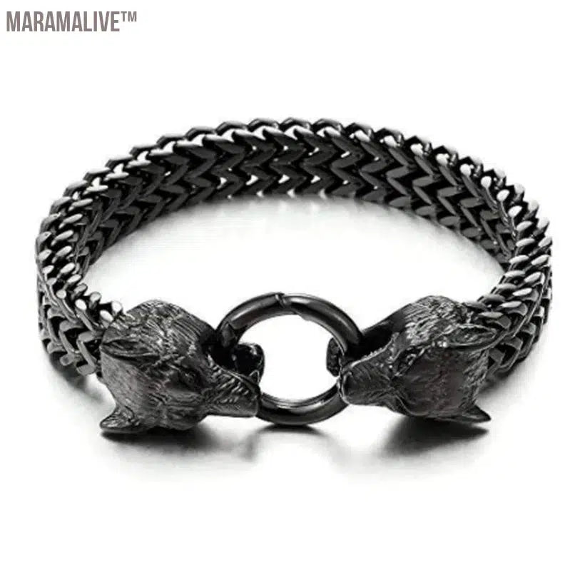 Steampunk Men's Skull Metal Bracelet Cutout Leather Braided Cuff Buckle Gothic Bracelet Motorcycle Rock Cuff Jewelry