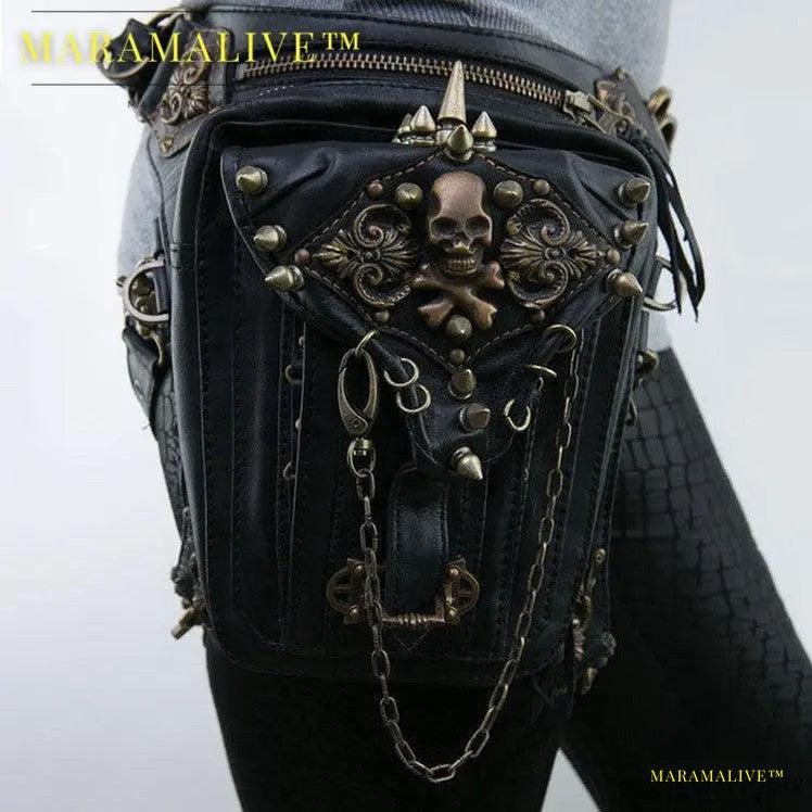 Steampunk Motorcycle Bag Shoulder Messenger Bag