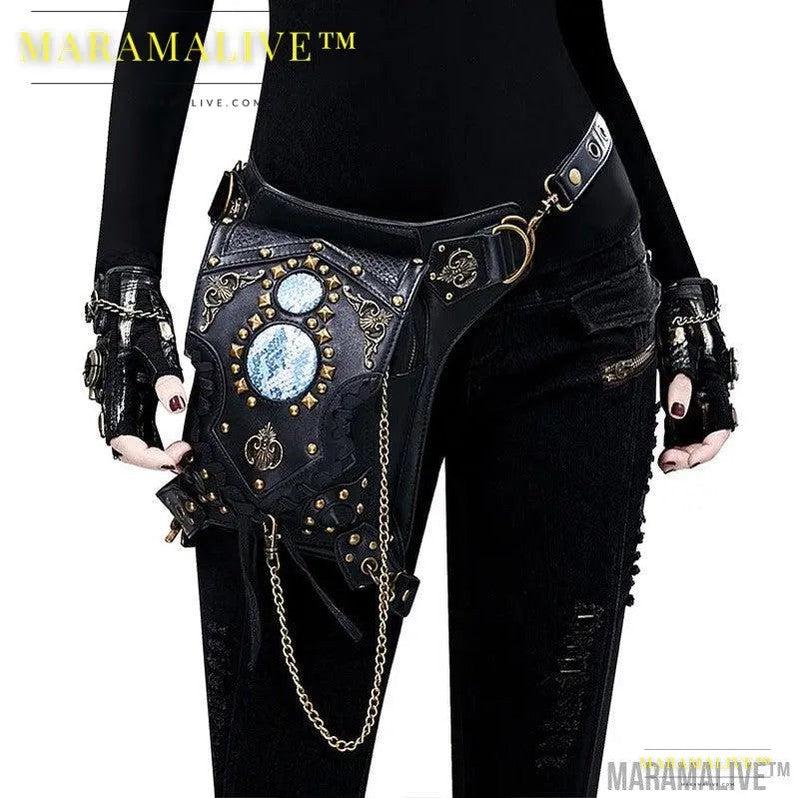 Steampunk One-shoulder Diagonal Bag Trendy Fashionable Practical Use Bag