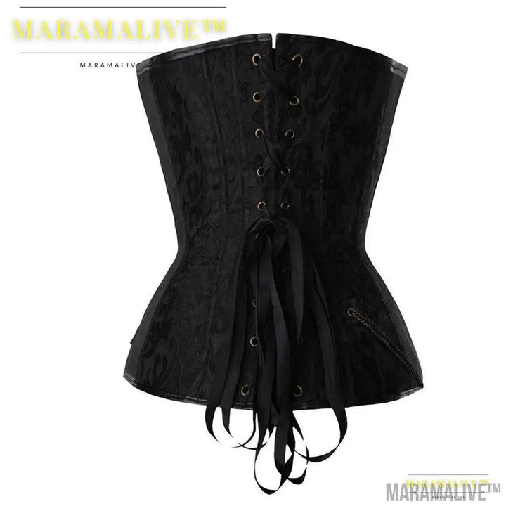 Steampunk Retro Corset, over Bust clothing. Worn to be seen.