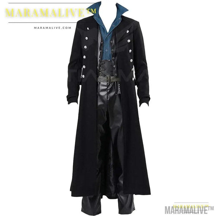 Steampunk Retro Gothic Coat Windbreaker Coat