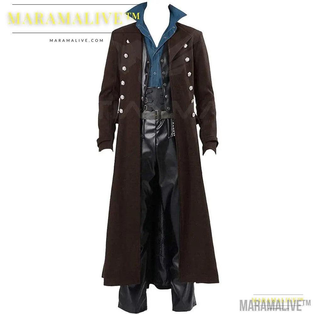 Steampunk Retro Gothic Coat Windbreaker Coat