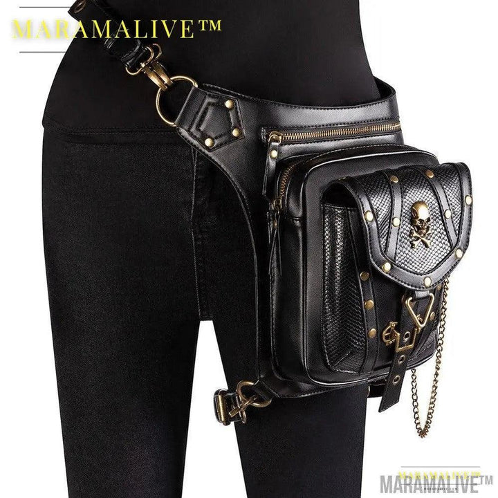 Steampunk Retro Vegan Cross-body bag for women