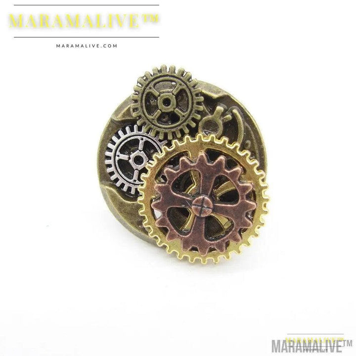 Steampunk Series 3 Gear Ring