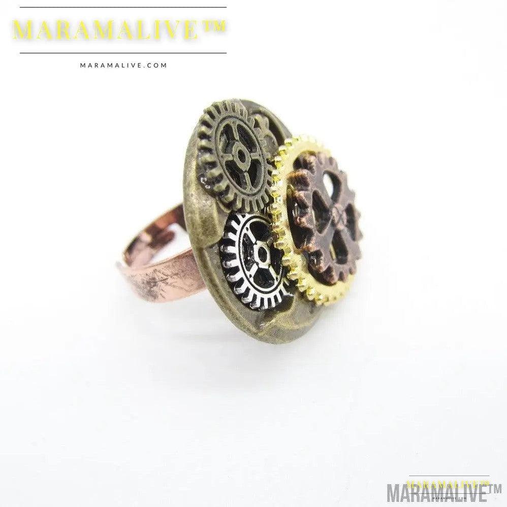 Steampunk Series 3 Gear Ring