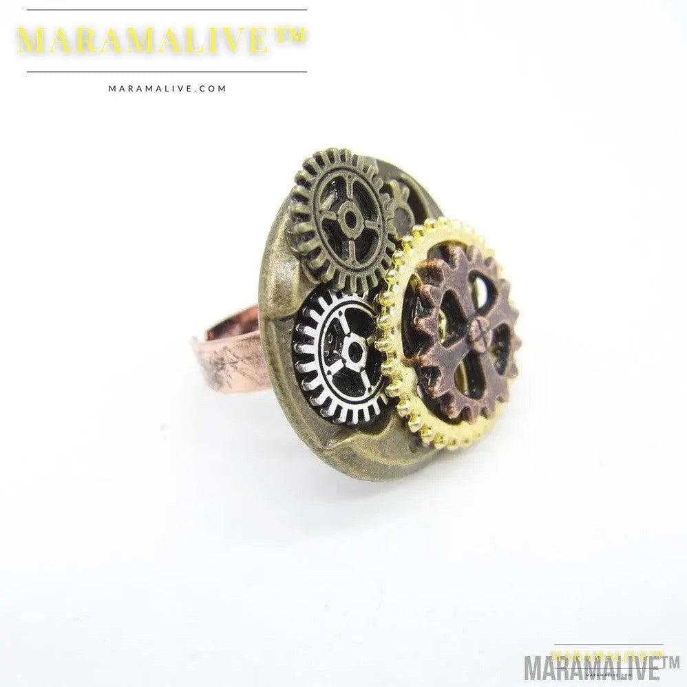 Steampunk Series 3 Gear Ring