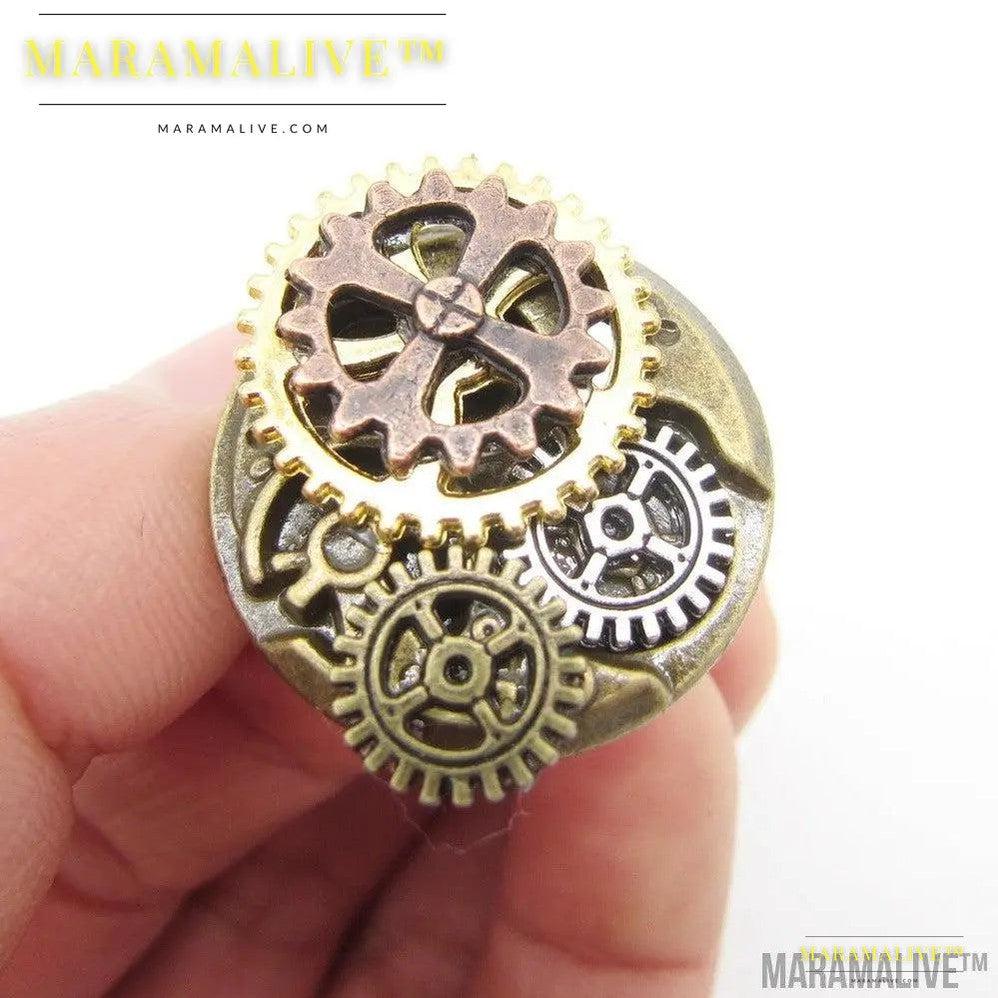 Steampunk Series 3 Gear Ring