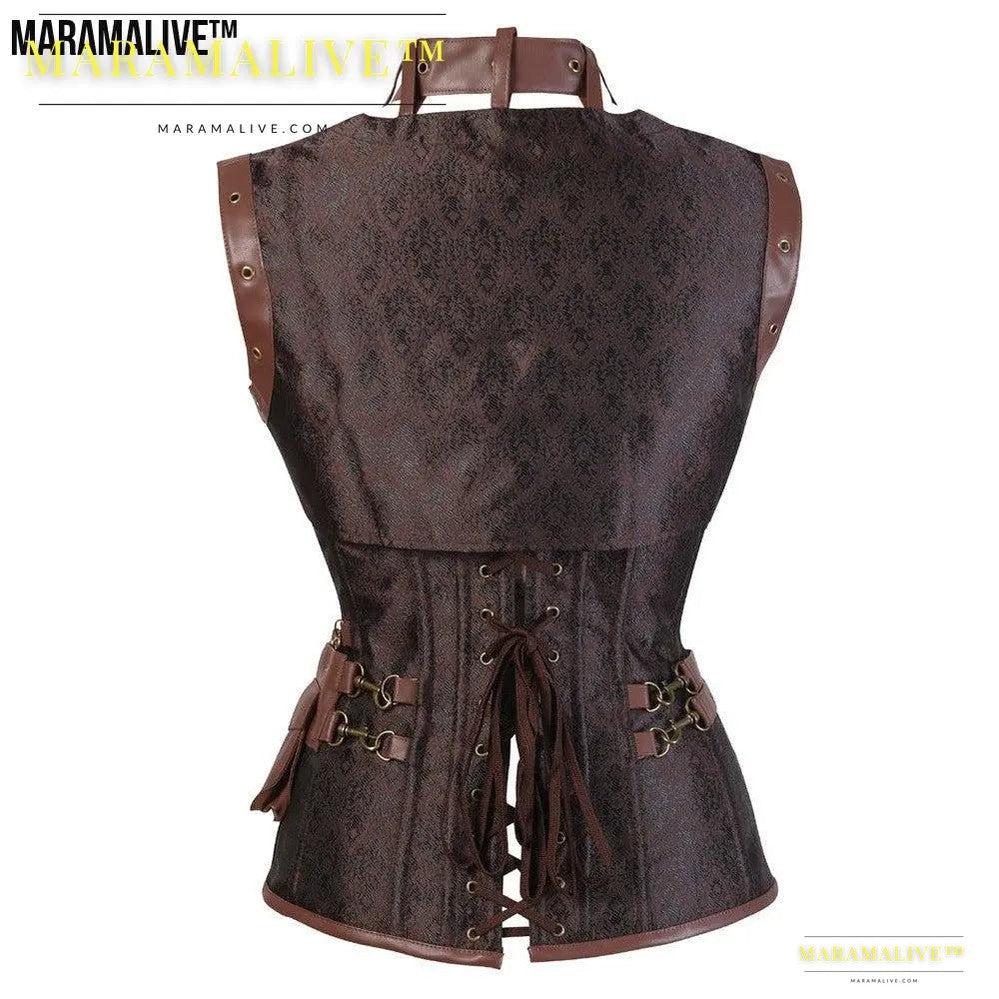 Steampunk Strap, Belt Corset - Retro Punk Unique Bustier