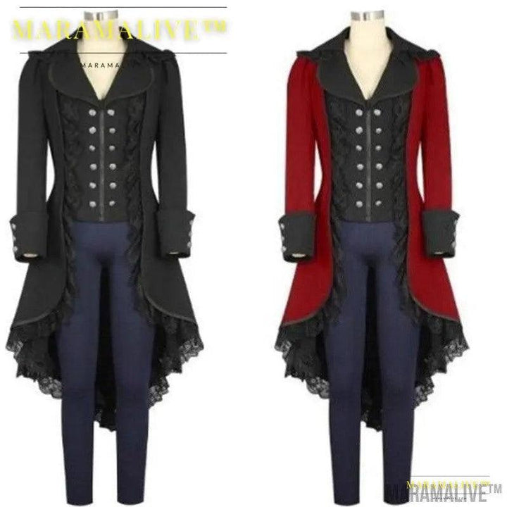 Steampunk Tuxedo Black Gothic Victorian Ladies Jacket