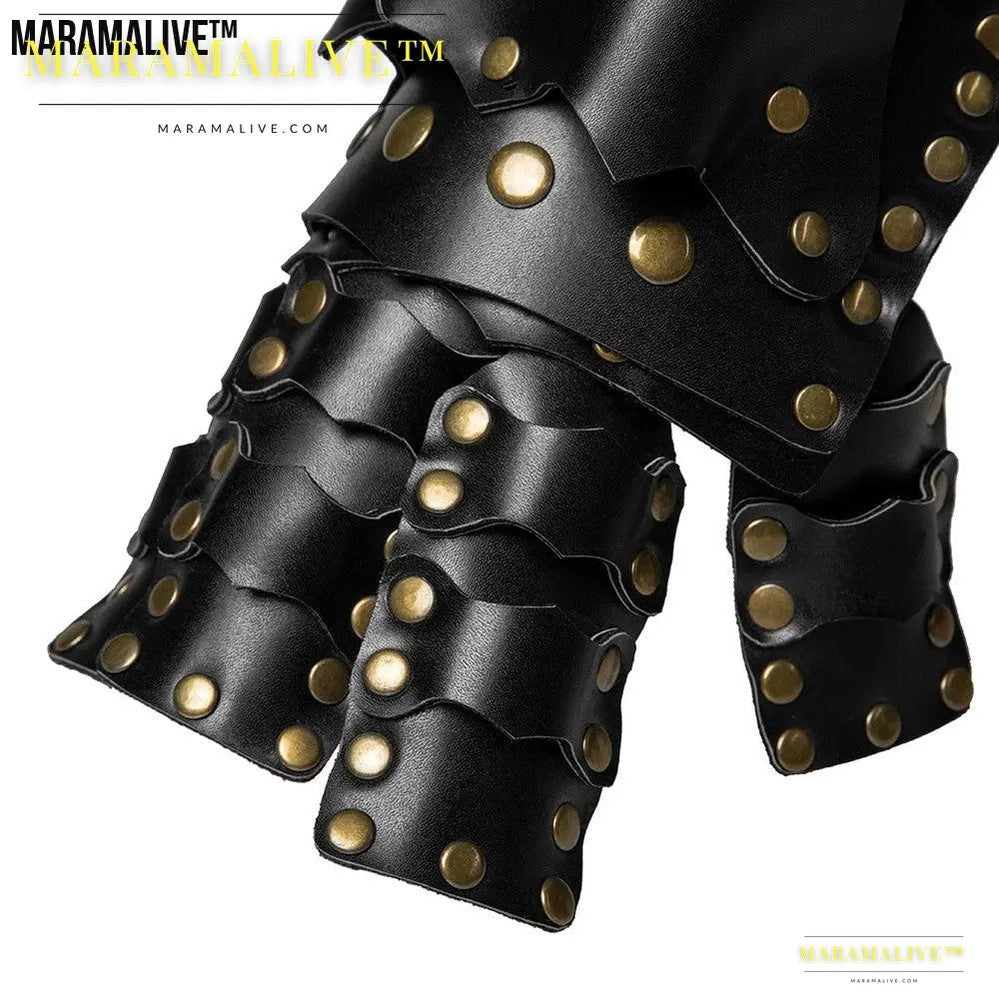 Steampunk Vegan-Friendly PU Leather Arm Cover