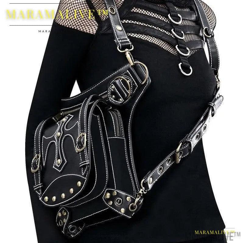 Steampunk Victorian Vegan Friendly retro shoulder Multi-Purpose bag