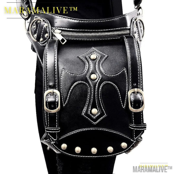 Steampunk Victorian Vegan Friendly retro shoulder Multi-Purpose bag