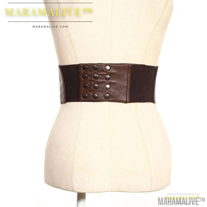 Steampunk Wide Belt Girdle