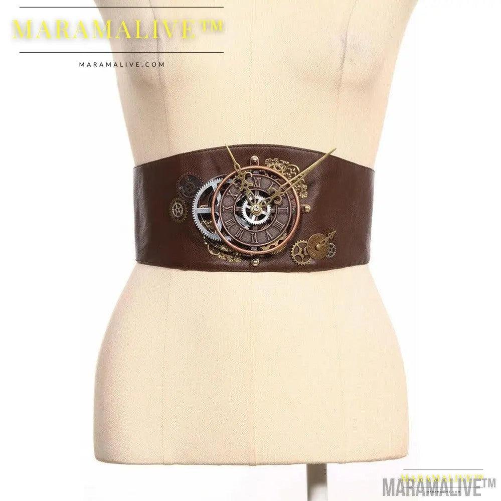 Steampunk Wide Belt Girdle