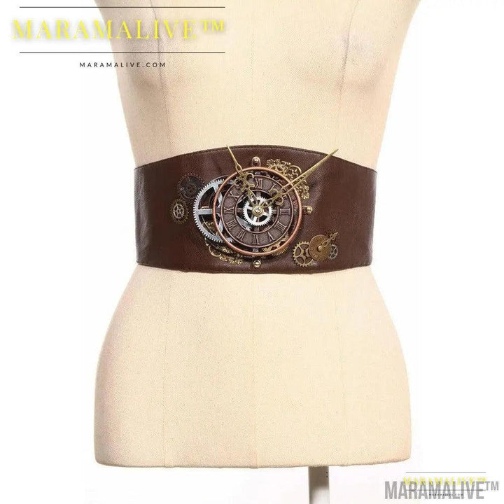 Steampunk Wide Belt Girdle