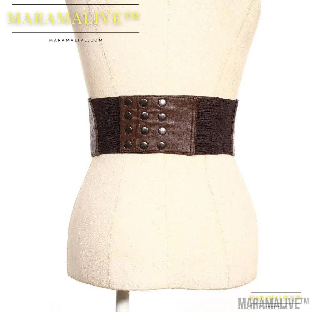 Steampunk Wide Belt Girdle