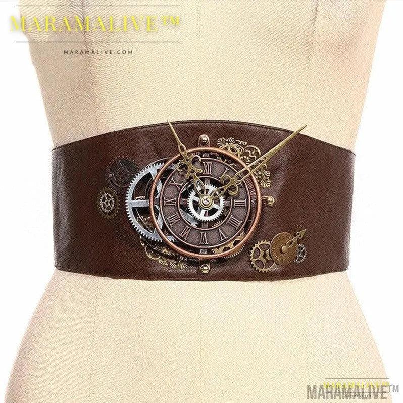 Steampunk Wide Belt Girdle