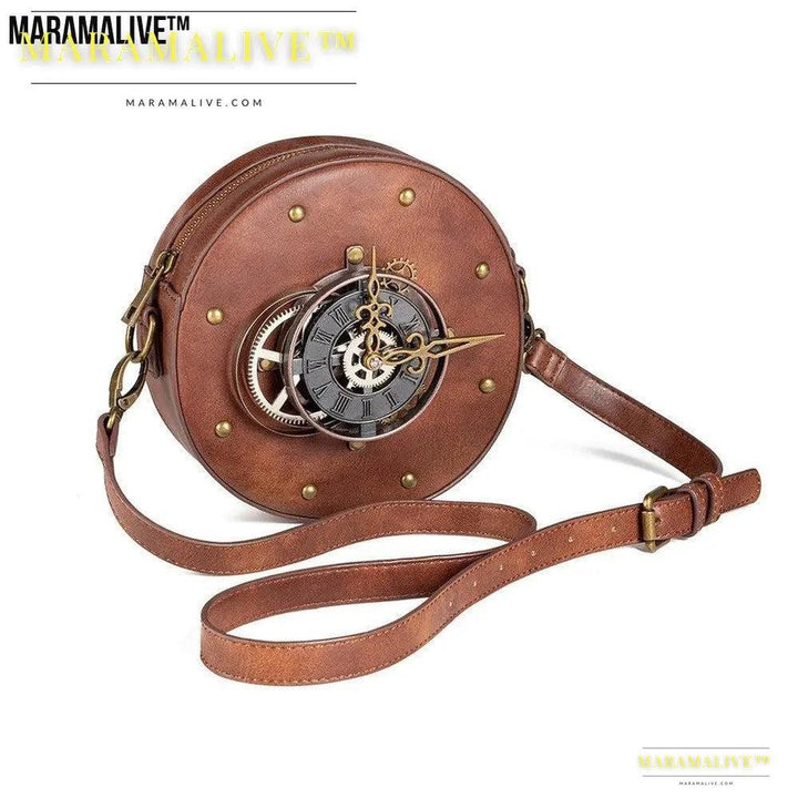 Steampunk Women's One-Shoulder Unique Visually appealing Vegan-Friendly Bag