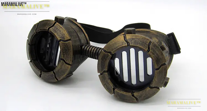 Steampunk gas mask face