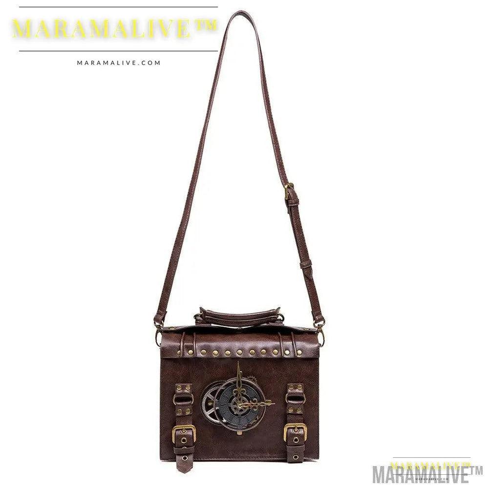 Steampunk industrial retro style shoulder bag For the Steampunk Fan inside you