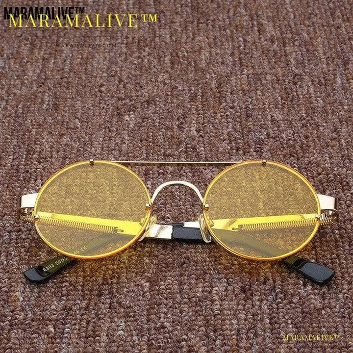 Steampunk retro glasses