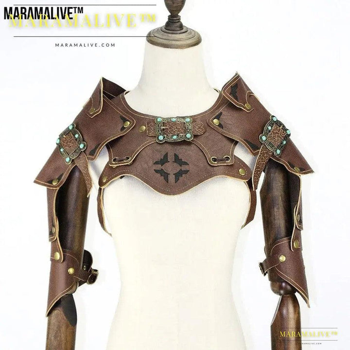 Steampunk shawl vest