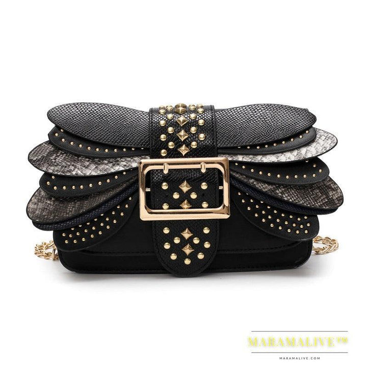 Studded Butterfly Wing Bag Ladies Shoulder Bag