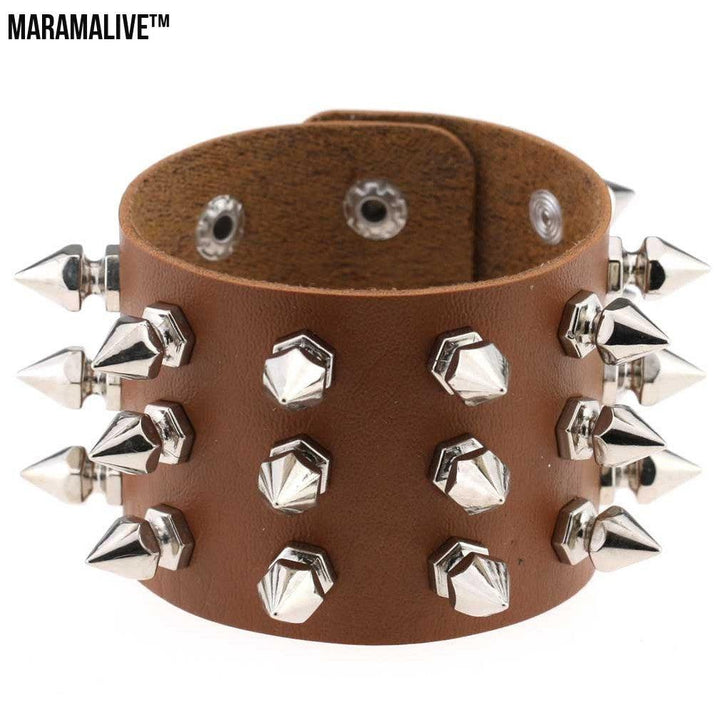 Studded Punk Exaggerated Bracelet