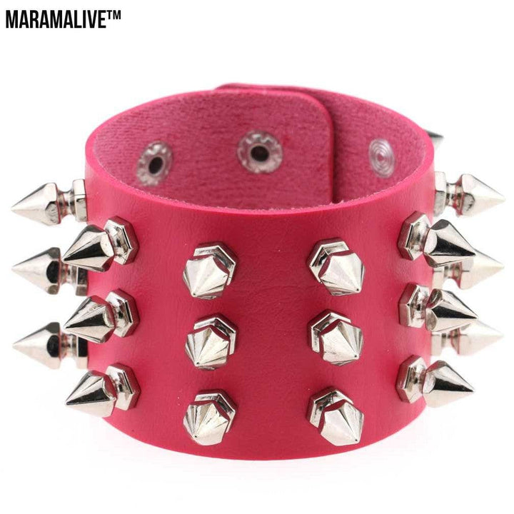 Studded Punk Exaggerated Bracelet