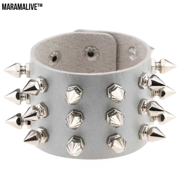 Studded Punk Exaggerated Bracelet