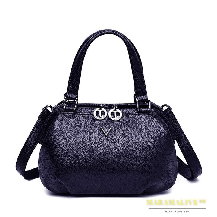 Summer Small Tote Genuine Leather Luxury Handbags Women Bags