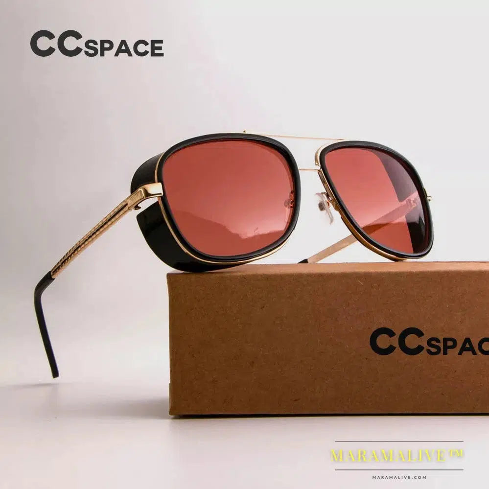 Sunglasses Retro Vintage Eyewear Steampunk Sun Glasses UV400