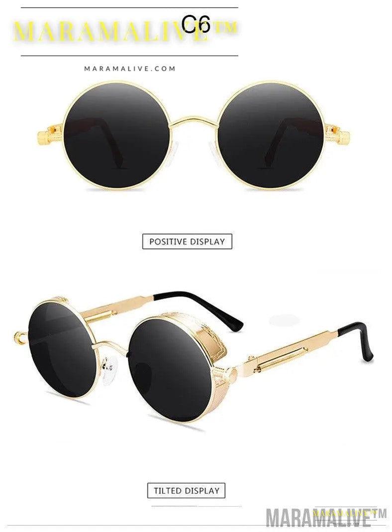 Sunglasses Steampunk Sunglasses Metal Spring Foot Sunglasses