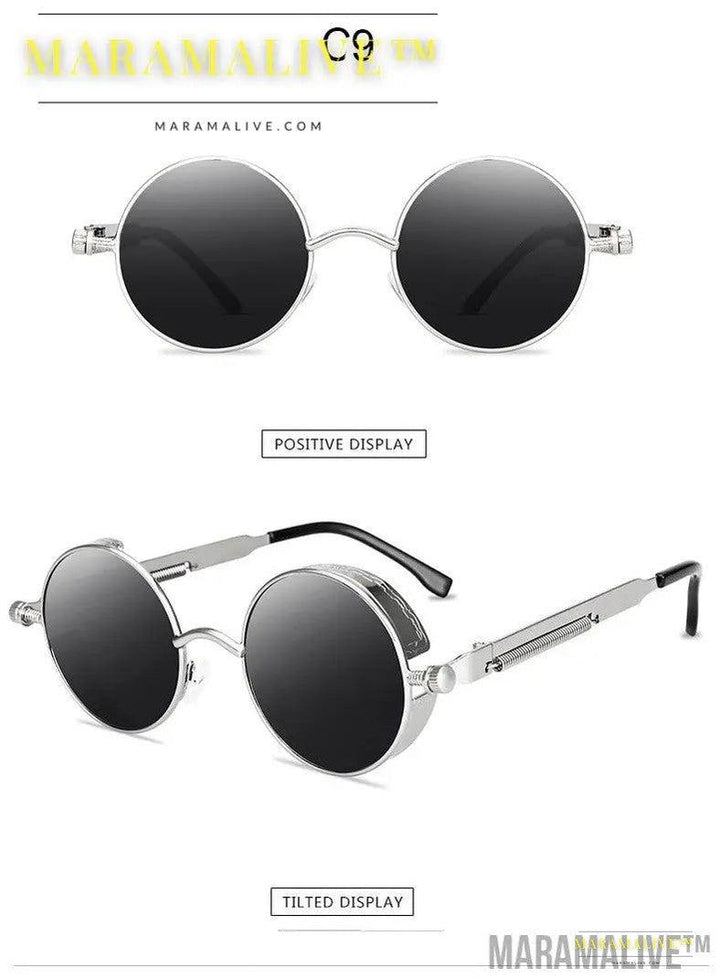 Sunglasses Steampunk Sunglasses Metal Spring Foot Sunglasses