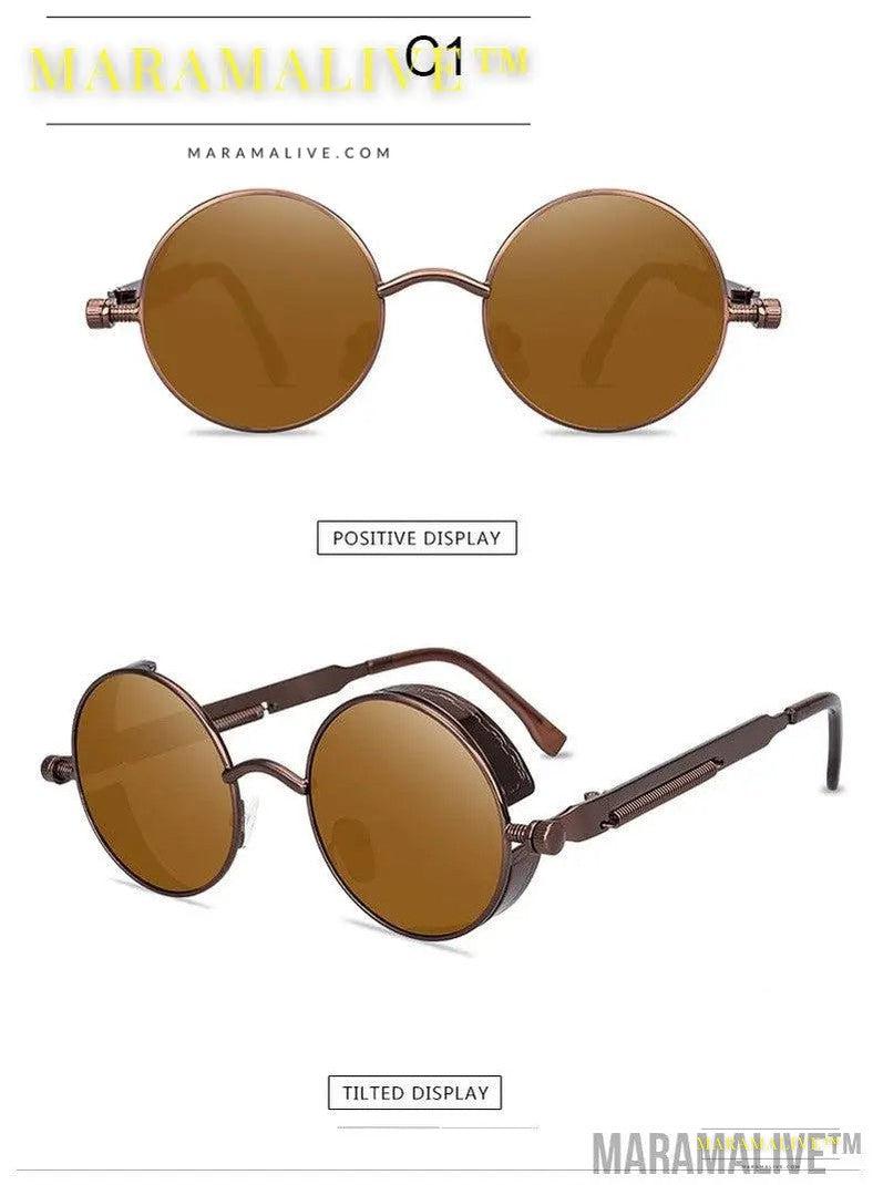 Sunglasses Steampunk Sunglasses Metal Spring Foot Sunglasses