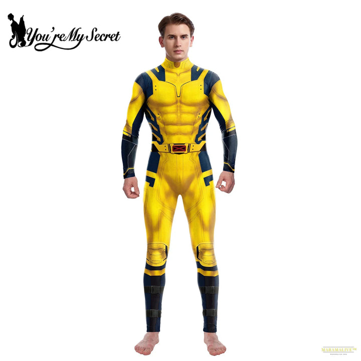 Superhero Wolverine Deadpool Cosplay Zentai Bodysuits Jumpsuit Men Women Halloween Party Cosplay Costume