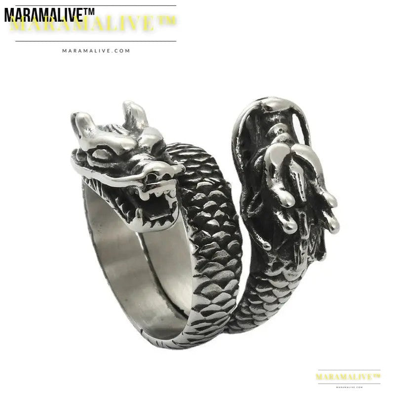 Titanium Dragon Ring