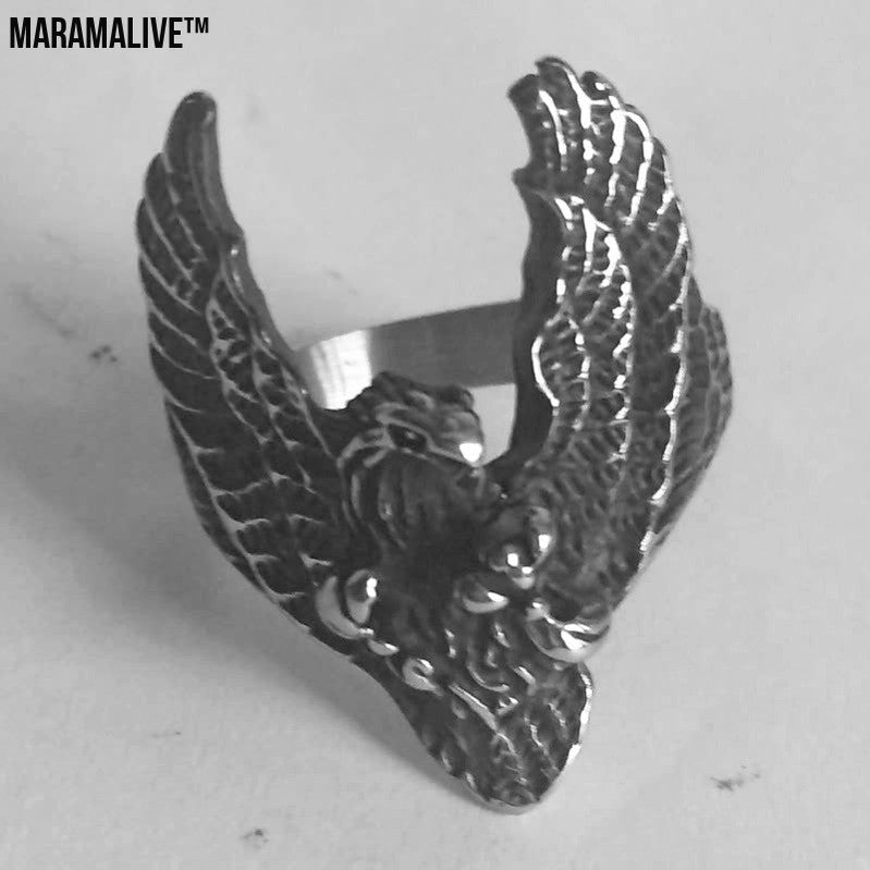 Title: Wings of Destiny Vintage eagle ring