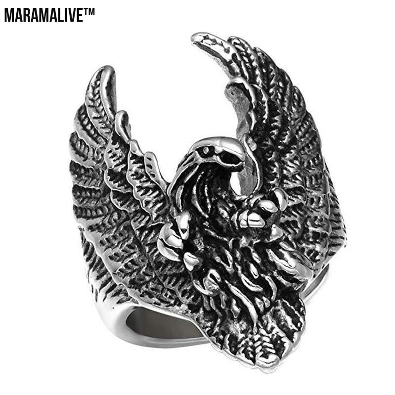 Title: Wings of Destiny Vintage eagle ring