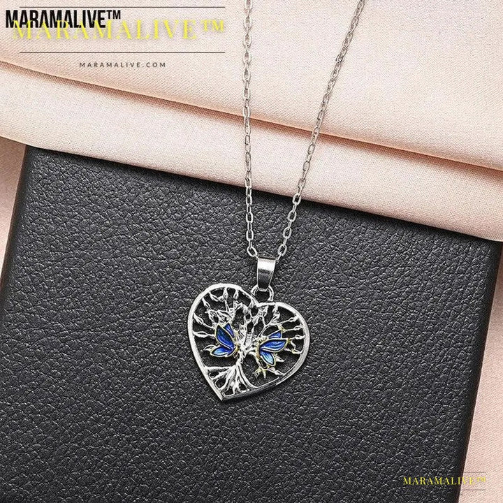 Tree Of Life Butterfly Necklace